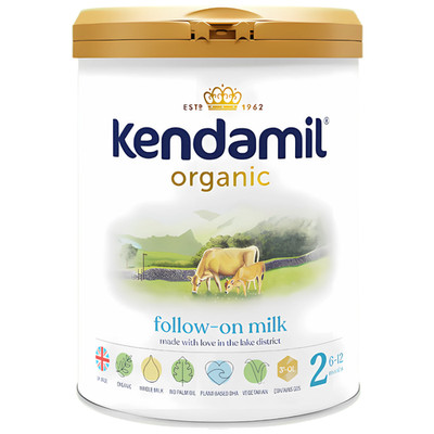 Kendamil Organic Follow On Milk (Stage 2) UK Version,  800g | UK import
