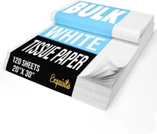 Crown Display White Tissue Paper for Gift Bags White Tissue Paper Bulk - 960 She