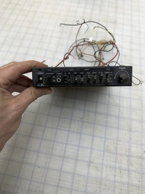 Vintage Graphic Equalizer Car Audio Signal Processor untested