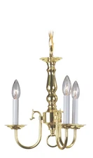 Livex Lighting 5013-02 Williamsburgh Mini Chandelier Polished Brass