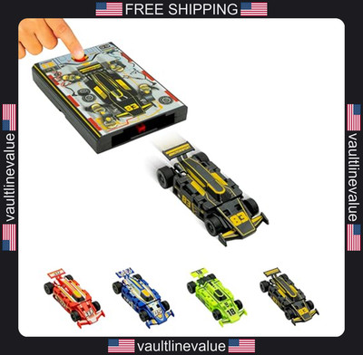 FLAT 2 FAST Speed Card Racer Pocket Racing Game Portable Travel Toy for Kids