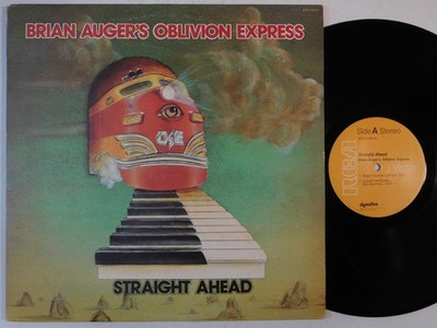 BRIAN AUGER'S OBLIVION EXPRESS Straight Ahead RCA LP rock vinyl 33 RPM cr
