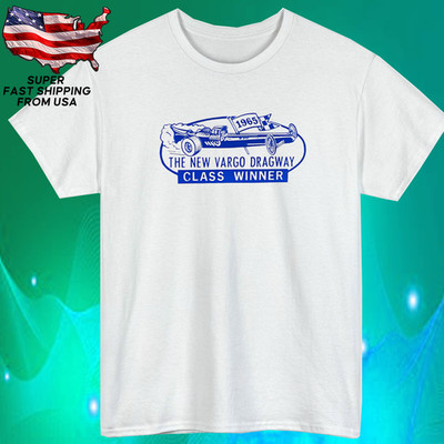 new Vargo Dragway logo tshirt large size