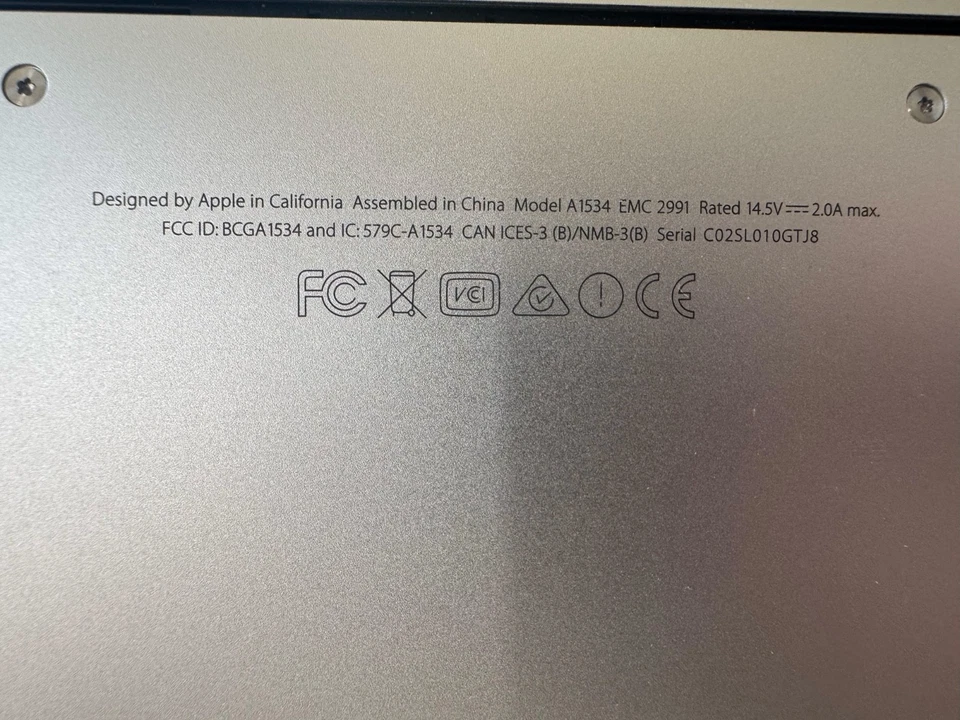 Apple MacBook 12" (512GB SSD, Intel Core M5, 1.20 GHz, 8GB) Laptop - Silver -... - Image 3 of 3