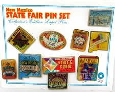 10 New Mexico State Fair Souvenir Collector Lapel Pins 1998-2008 US Seller   dfs