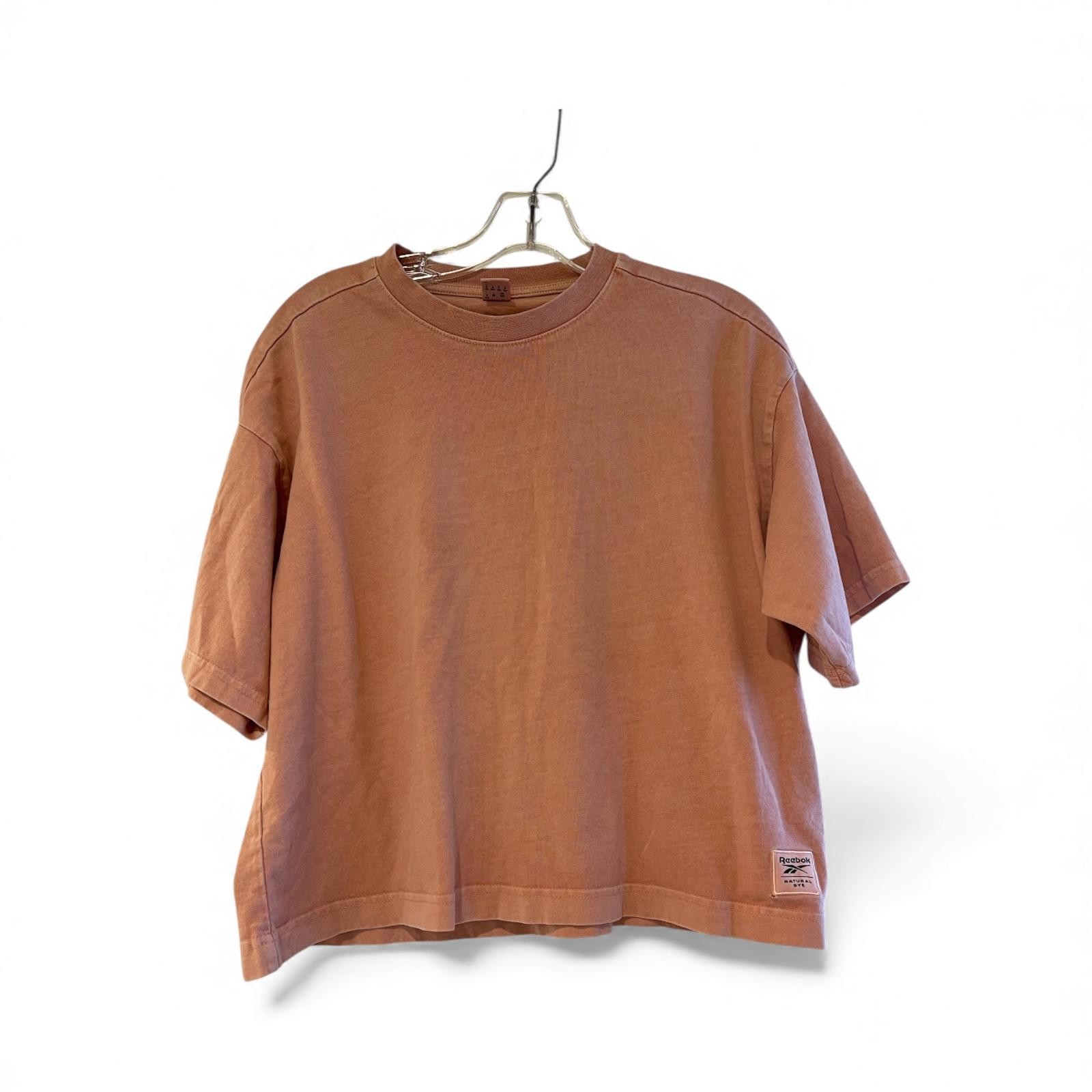 Reebok Oversized Short Sleeve T-Shirt in Dusty Rose Size Small thumbnail 2