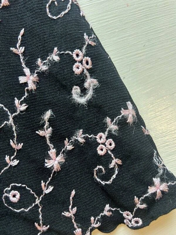 De Colección INC International Concepts Y2K Babydoll Dark Floral Fairy Grunge Top L Foto 3 de 4