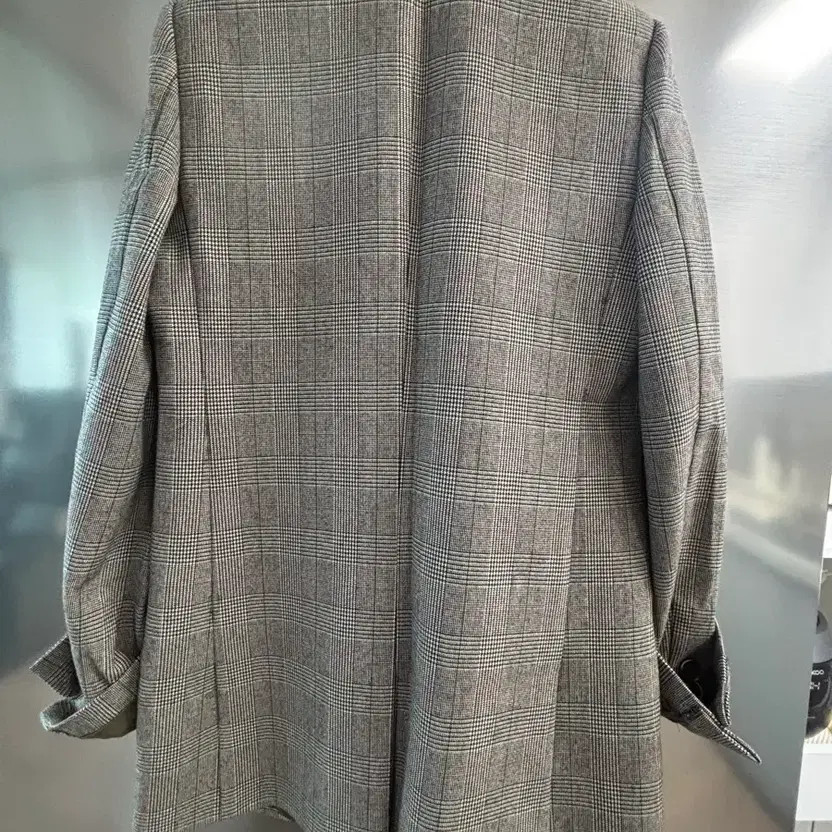 Classic Check Pattern Jacket - Women's Outerwear,… - image 4