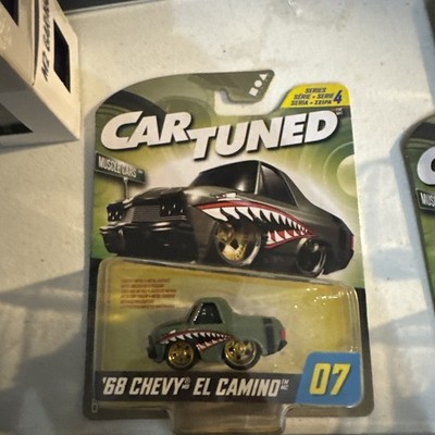 CarTuned Muscle Cars Series 4 '68 Chevy El Camino 07 Green Shark Mouth Tooned