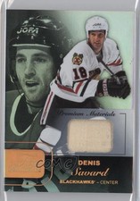 2015 Fleer Showcase Flair Row 1 Premium Materials 14/15 Denis Savard #32 HOF 2u9
