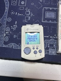 SEGA Dreamcast Console -with VMU Memory card Games and controller Tested Cleaned