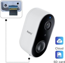 1080P FHD Wireless Outdoor Security Camera Battery Camera IP65 Night Vision