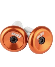 ODI ALUMINUM GRIP END PLUGS  ORANGE