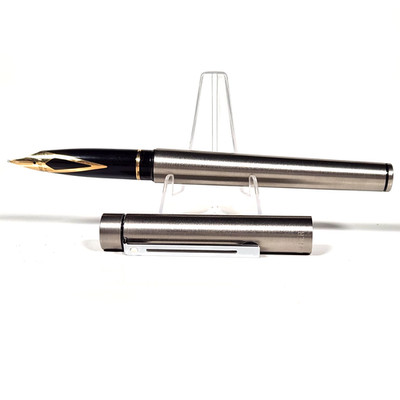 Vtg Sheaffer Targa CT Flighter Fountain Pen Aerometric Rare 18K F Nib Near Mint