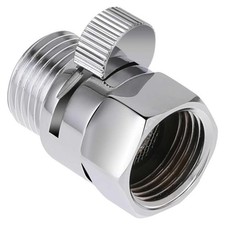 Shower Head Flow Restrictor Control Valve Shut Off 1/2 Chrome