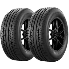 (QTY 2) 235/55R17 BFG Elite-Force T/A 103W XL Black Wall Tires
