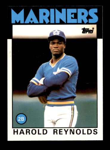 Harold Reynolds #769 1986 Topps Tiffany card