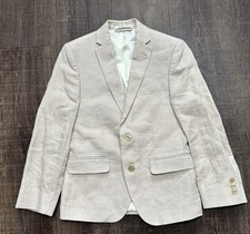 Lauren Ralph Lauren Boys Blazer 100 Linen Size 10R Beige