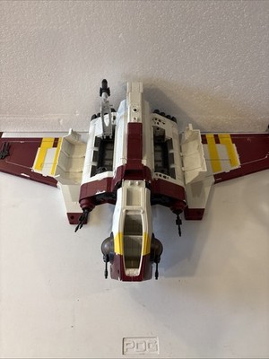 Star Wars The Clone Wars Republic Attack Shuttle 2011 Hasbro Incomplete