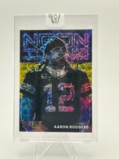 2022 Panini Select - 2025 Honors Football Aaron Rodgers Neon Icons Autograph 1/2