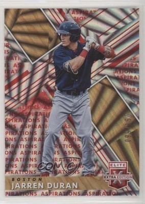 2019 Panini Elite Extra Edition Aspirations Red 99/150 Jarren Duran #100 uk2