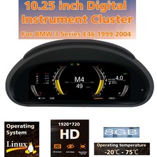 F�r BMW 3er E90, E91, E92, E93: Tachometer, 10.25 Zoll Digital Kombiinstrument