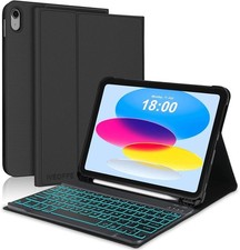 Smart Case with Backlit Keyboard For For iPad 11th Gen 11" 2025/10th Gen 10.9"
