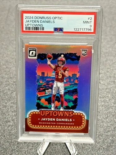 2024 Panini Donruss Optic - Uptowns Jayden Daniels #2 (RC) PSA 9