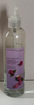 Vintage Bath & Body Works Pleasures Sun Ripened Raspberry Body Splash 8oz Spray