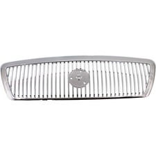 Grille For 2003-2005 Mercury Grand Marquis Monotone Chrome Shell And Insert Grille For 2003-2005 Mercury Grand Marquis Monotone Chrome Shell And Insert