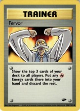 Pokemon Fervor Gym Challenge 124/132 Unlimited Lightly Played