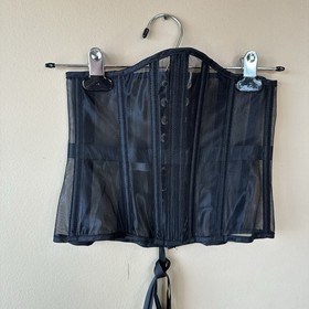 NEW *BUNDLE* Perfect Corset NY SM Nude & Black Waist Cincher Lingerie