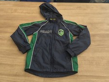 Ireland Rugby Training Jacket Navy/Green Small Boys Age 9-10 Years Six Nations 