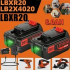 20V 8.0Ah MAX Lithium-ion Battery for Black and Decker 20 Volt LBX20 LBXR20 LB20