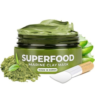 PLANTIFIQUE Korean Skincare Clay Mask   Hydrating Mud 3.4 Ounce (Pack of 1) 
