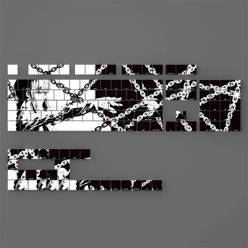 Anime Chainsaw Man Makima Theme 108 PBT Key Cap | eBay