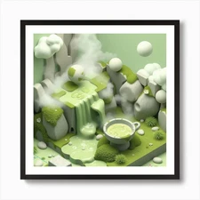 3d Illustration Art Print Framed Wall Art Poster Canvas Print Picture