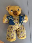 Cubbi Gund Creation Vintage Teddy Bear Rubber Nose/Mouth, Side Eye Rare Print — photo 2