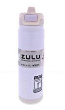 Zulu 24oz Stainless Steel Powerfill Pro Water Bottle - White