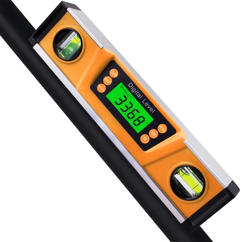 Digital Level and Protractor, 10 Inch IP54 Protected Electronic Bubble Inclin... - Picture 1 of 8