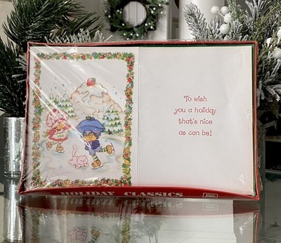 Strawberry Shortcake 1981 20 Christmas Cards in Box Vintage