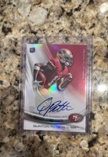 2013 Topps Platinum - Autographed Rookie Refractors Quinton Patton #A-QP (AU,...