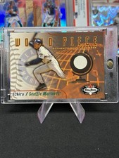 2002 Fleer Box Score Ichiro Suzuki World Piece Authentic Game Used Base 