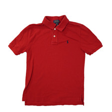 Polo Ralph Lauren Polo Niño Mediano 10/12 Rojo Manga Corta
