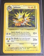 jolteon pokemon card value 4/64 - 20/64 - Rare - Jungle - 1st edition Preserved in a tamper 2000 Pokemon FRENCH Unlimited Jungle