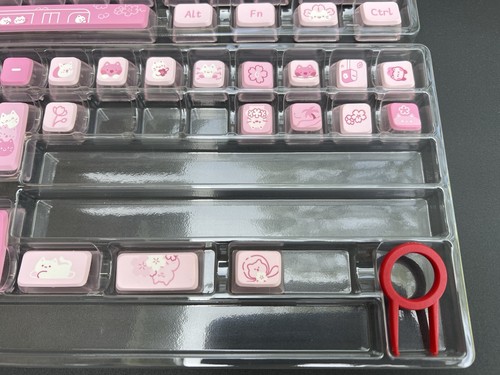 120 Keys Pink Kailh Keycaps for Mechanical Keyboard - 第 3/6 張圖片