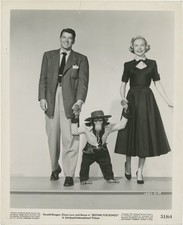 Diana Lynn Ronald Reagan BEDTIME FOR BONZO Original publicity #164803