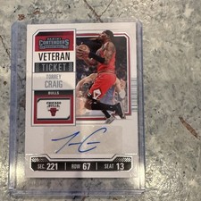 Panini 2023-24 Contenders Torrey Craig Veteran Ticket Auto #VTR-TCS Bulls