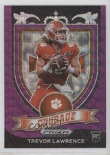 2021 Panini Prizm Draft Picks Crusade Purple Wave Trevor Lawrence #161 1b4j