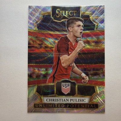 2017-18 Panini Select Christian Pulisic Unlimited Potential Insert #UP-9 USA